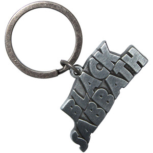 Black Sabbath Keychain: Silver Wavy Logo Black Sabbath Keychain: Silver Wavy Logo