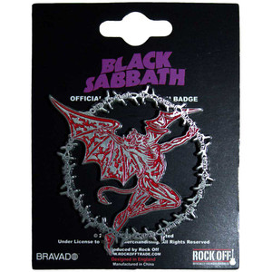 Black Sabbath Pin Badge: Daemon Ring Black Sabbath Pin Badge: Daemon Ring