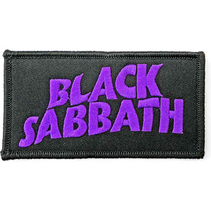 Black Sabbath Standard Patch: Wavy Logo Black Sabbath Standard Patch: Wavy Logo