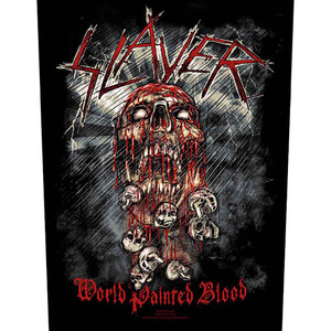 Slayer Back Patch: World Painted Blood Slayer Back Patch: World Painted Blood