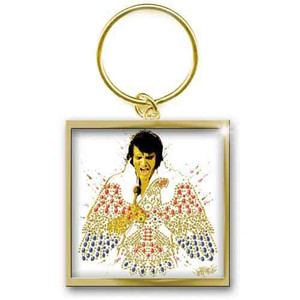 Elvis Presley Keychain: American Eagle (Photo Print) Elvis Presley Keychain: American Eagle (Photo Print)
