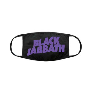 Black Sabbath Face Mask: Wavy Logo (Black) Black Sabbath Face Mask: Wavy Logo (Black)