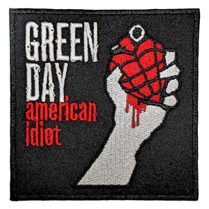 Green Day Standard Patch: American Idiot Green Day Standard Patch: American Idiot