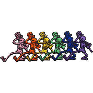 Grateful Dead Standard Patch: Dancing Skeletons Grateful Dead Standard Patch: Dancing Skeletons