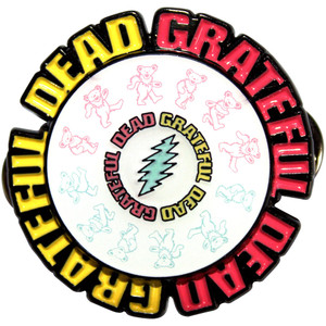 Grateful Dead Pin Badge: Spinning Emblem Grateful Dead Pin Badge: Spinning Emblem