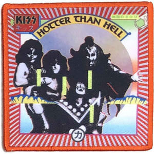 KISS Standard Patch: Hotter Than Hell KISS Standard Patch: Hotter Than Hell