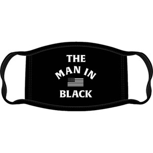 Johnny Cash Face Mask: Man In Black (Black) Johnny Cash Face Mask: Man In Black (Black)