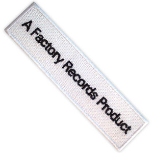 Joy Division Standard Patch: Factory Records Joy Division Standard Patch: Factory Records