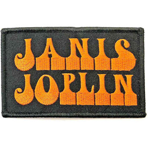 Janis Joplin Standard Patch: Logo Janis Joplin Standard Patch: Logo