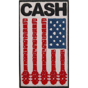 Johnny Cash Standard Patch: Flag Johnny Cash Standard Patch: Flag