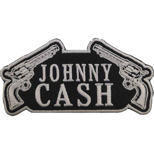 Johnny Cash Standard Patch: Gun Johnny Cash Standard Patch: Gun
