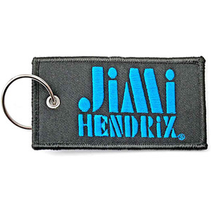 Jimi Hendrix Patch Keychain: Stencil Logo (Double Sided) Jimi Hendrix Patch Keychain: Stencil Logo (Double Sided)