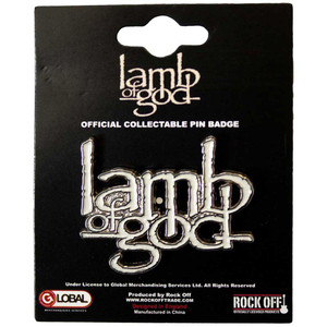 Lamb Of God Pin Badge: Logo Lamb Of God Pin Badge: Logo