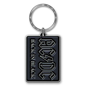 AC/DC Keychain: Back in Black (Die-Cast Relief) AC/DC Keychain: Back in Black (Die-Cast Relief)