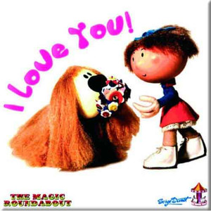 Magic Roundabout Fridge Magnet: Dougal & Florence Magic Roundabout Fridge Magnet: Dougal & Florence