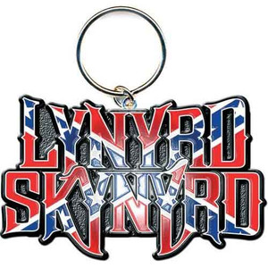 Lynyrd Skynyrd Keychain: Flag Logo Lynyrd Skynyrd Keychain: Flag Logo