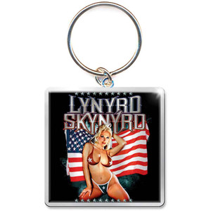 Lynyrd Skynyrd Keychain: American Flag (Photo Print) Lynyrd Skynyrd Keychain: American Flag (Photo Print)