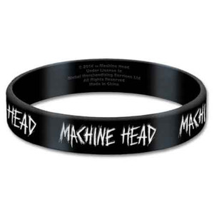 Machine Head Gummy Wristband: Logo Machine Head Gummy Wristband: Logo
