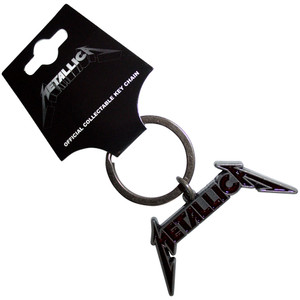 Metallica Keychain: Deep Red Logo Metallica Keychain: Deep Red Logo