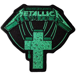 Metallica Standard Patch: Master Of Puppets Green Cross Metallica Standard Patch: Master Of Puppets Green Cross