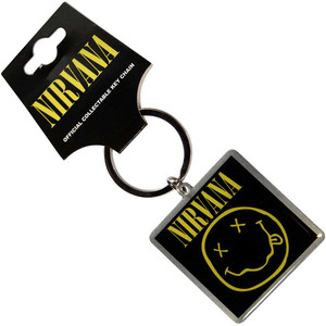 Nirvana Keychain: Happy Face Photo Print Nirvana Keychain: Happy Face Photo Print
