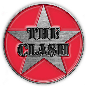 The Clash Pin Badge: Military Logo The Clash Pin Badge: Military Logo