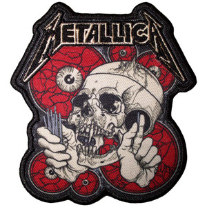 Metallica Standard Patch: The Shortest Straw Red Eyes Metallica Standard Patch: The Shortest Straw Red Eyes