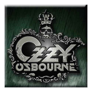 Ozzy Osbourne Fridge Magnet: Crest Logo Ozzy Osbourne Fridge Magnet: Crest Logo