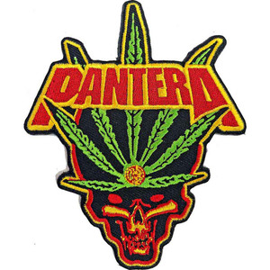Pantera Standard Patch: Leaf Skull Pantera Standard Patch: Leaf Skull