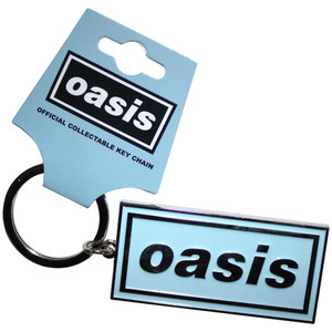 Oasis Keychain: Logo Sky Blue Oasis Keychain: Logo Sky Blue