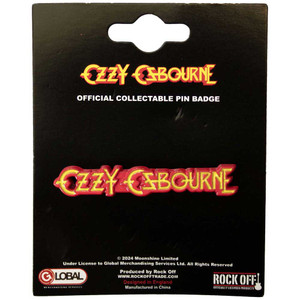 Ozzy Osbourne Pin Badge: Logo Ozzy Osbourne Pin Badge: Logo