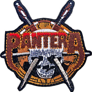 Pantera Standard Patch: Skull Knives Pantera Standard Patch: Skull Knives