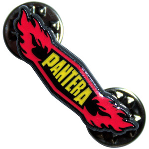 Pantera Pin Badge: Flames Pantera Pin Badge: Flames