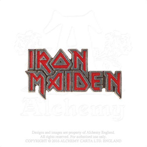 Iron Maiden Pin Badge: Enamelled Logo Iron Maiden Pin Badge: Enamelled Logo