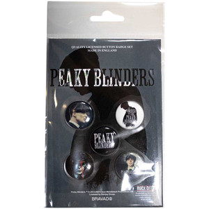 Peaky Blinders Button Badge Pack: By Order Of Peaky Blinders Button Badge Pack: By Order Of