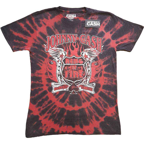 JohnnyCash_Ring Of Fire_Uni_RED_Dip-Dye TS	Johnny Cash cover art