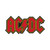 AC/DC Standard Patch: Logo Cut-Out
