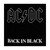 AC/DC Standard Patch: Back in Black