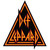 Def Leppard Standard Patch: Logo Cut Out