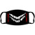 Disturbed Face Mask: Mouth (Black)