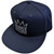 Biggie Smalls Unisex Snapback Cap: Crown Logo (Navy Blue)