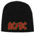 AC/DC Unisex Beanie Hat: Logo (Black)