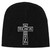 Black Sabbath Unisex Beanie Hat: Cross Logo (Black)