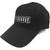 Down Unisex Baseball Cap: Logo (Black)