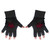 Death Unisex Fingerless Gloves: Logo (Black)