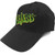 Genesis Unisex Baseball Cap: Green Classic Logo (Black)