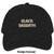 Black Sabbath Unisex Baseball Cap: Text Logo (Black)