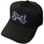 Ghost Unisex Baseball Cap: Sonic Silver Logo (Black)