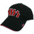 KISS Unisex Baseball Cap: Red on White Logo (Black)
