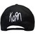 Korn Unisex Baseball Cap: Oval Logo (Black) (Back Print)